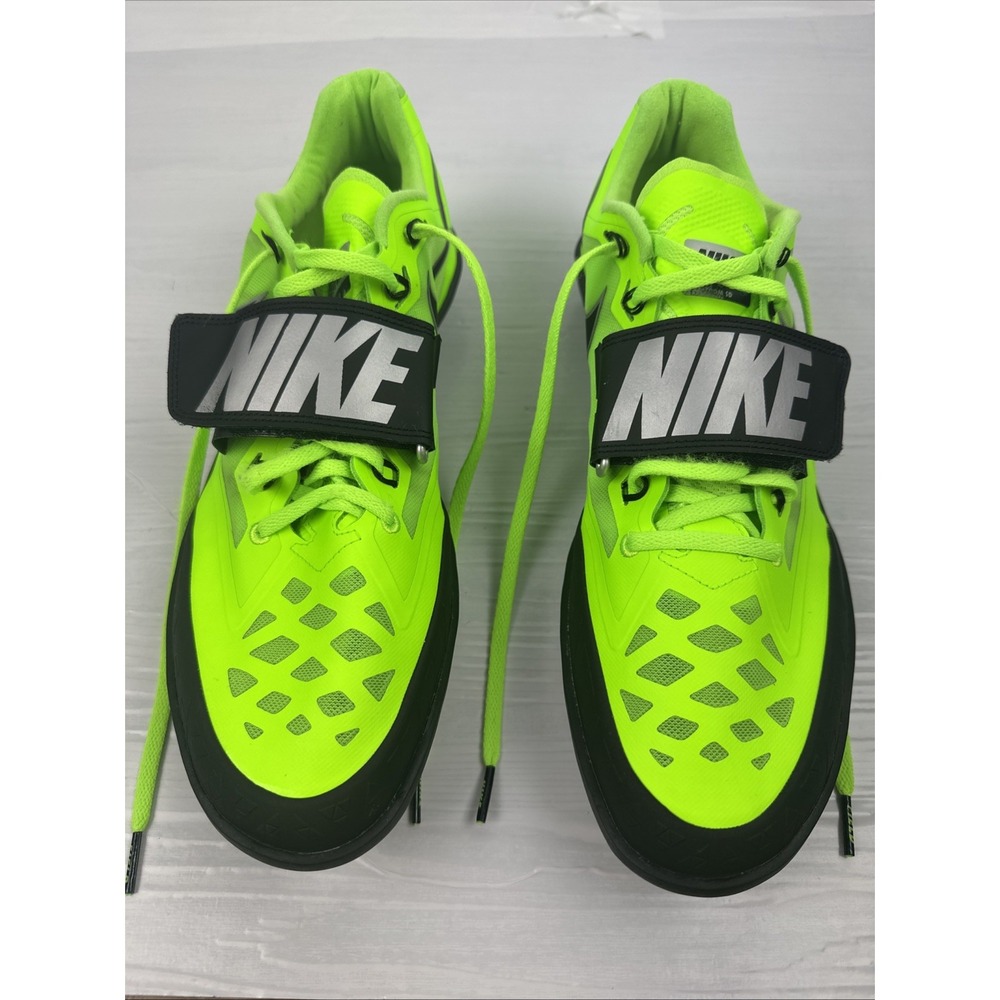 Nike Mens Zoom Rival SD 2 Green Black Lace Up Low Top Sneaker Shoes Size 13